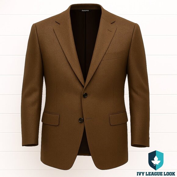 Jos. A. Bank Other - Jos. A. Bank Brown Wool Herringbone Regal Fit Blazer 50R